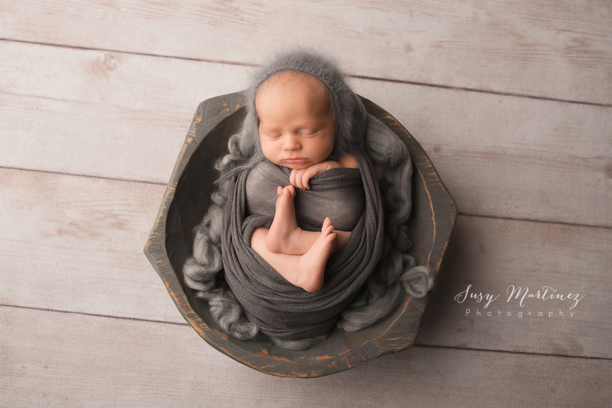 newborn baby boy, gray | Top Newborn Photographers in Henderson