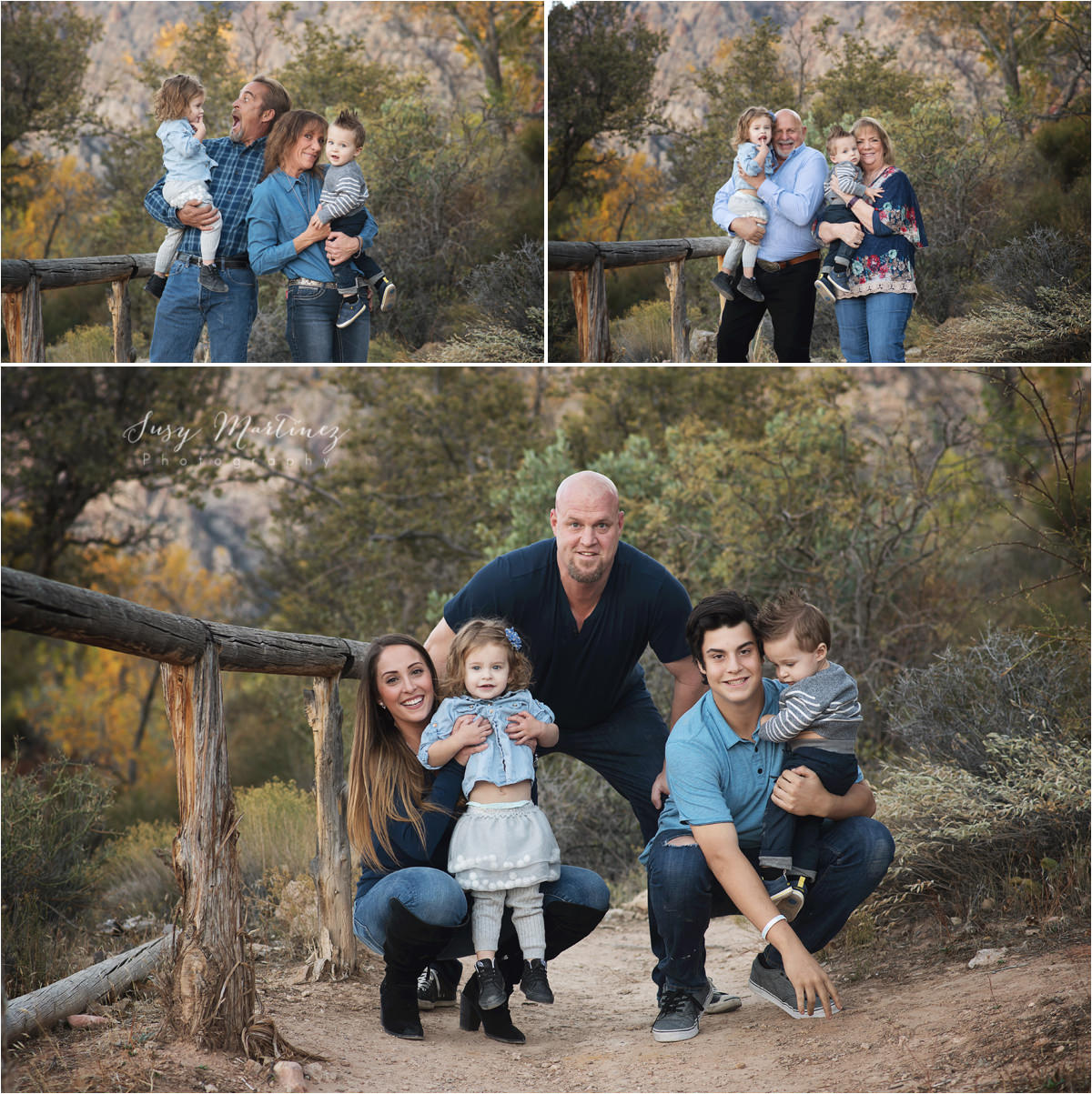 Extended Family Session at Spring Mountain Ranch