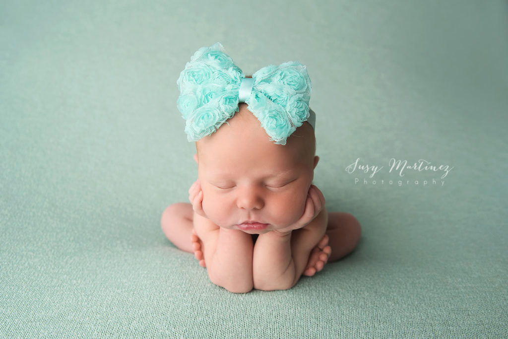 Pink and Mint Newborn Session | Henderson Newborn Photographer
