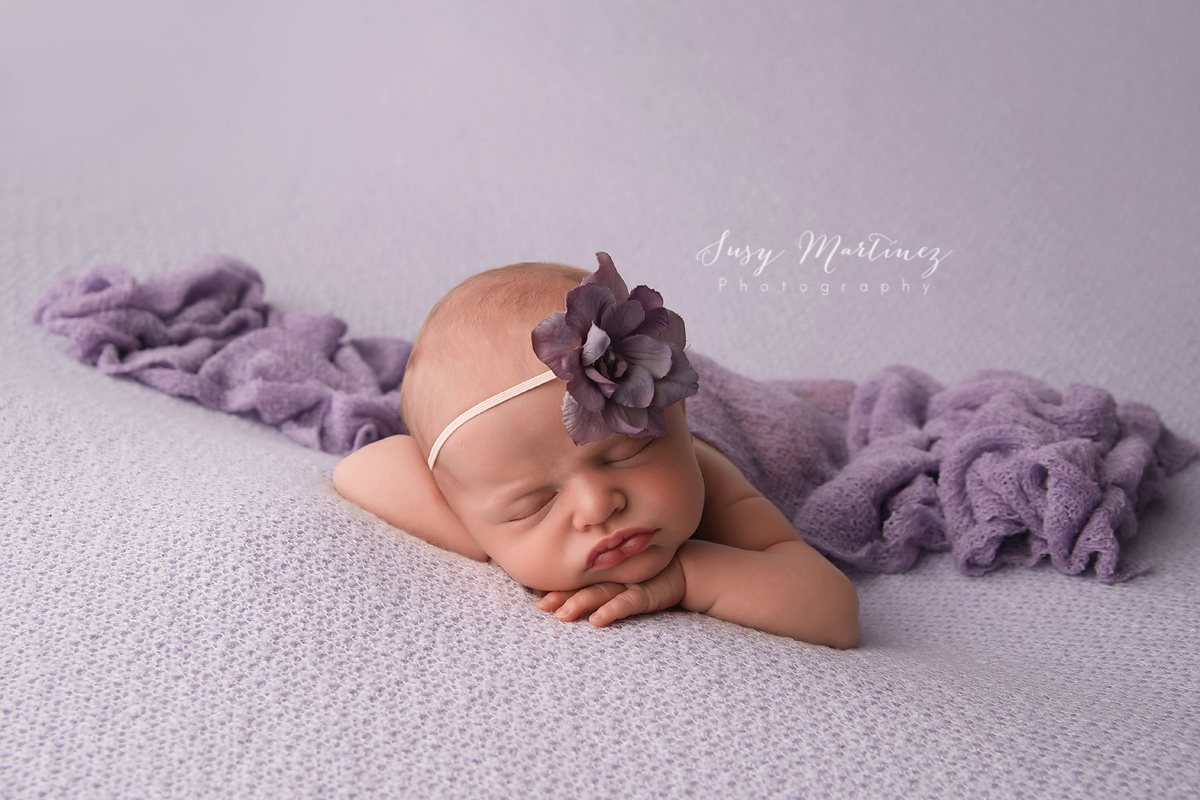 Henderson Newborn Photography | Bump To Baby, purple, lavender, girl