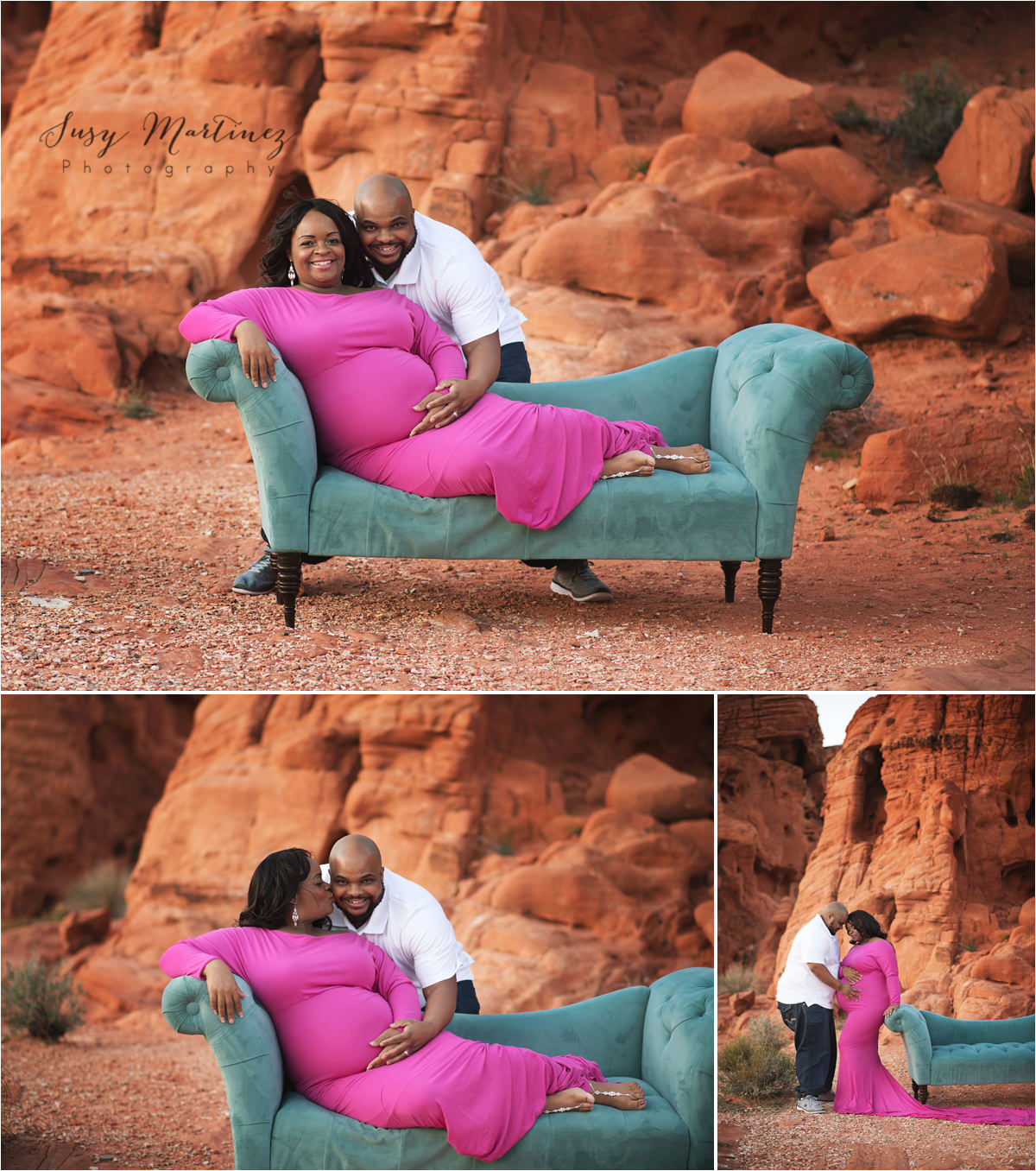 Twin Maternity Session | Valley of Fire