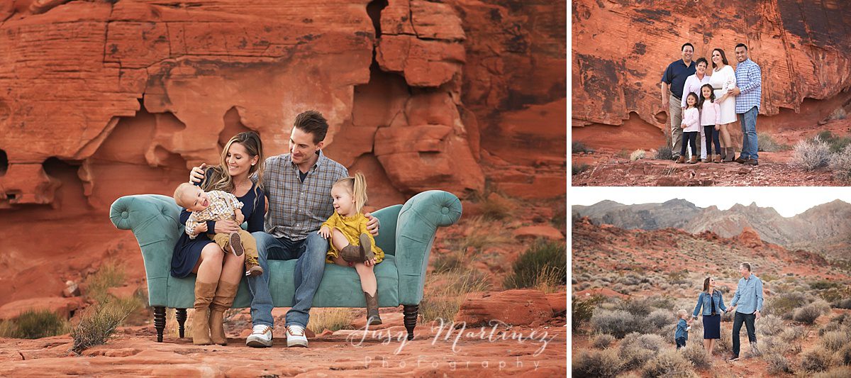 Fall mini sessions with Las Vegas family photographer Susy Martinez in the Valley of Fire
