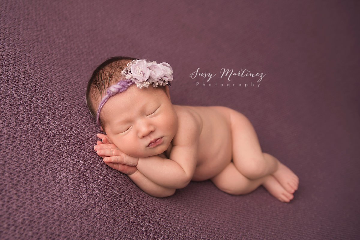 newborn session with Las Vegas newborn photographer Susy Martinez Photography
