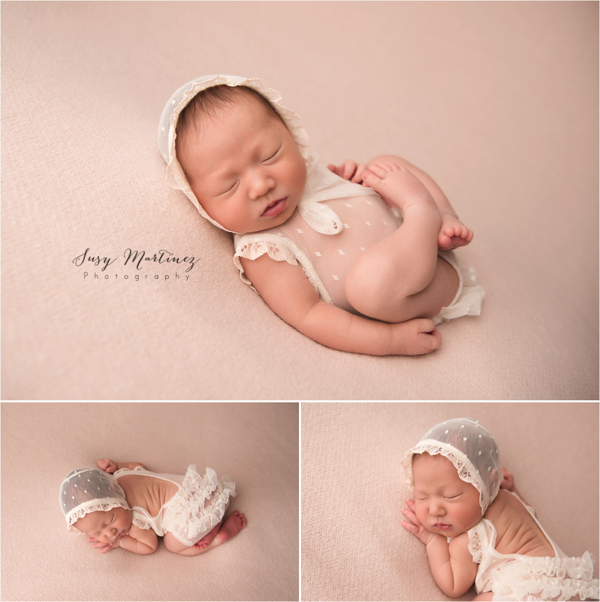 elegant newborn portraits with LV newborn photographer Susy Martinez Photography