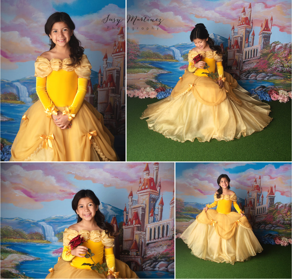 Beauty and the Beast princess mini sessions with Susy Martinez Photography