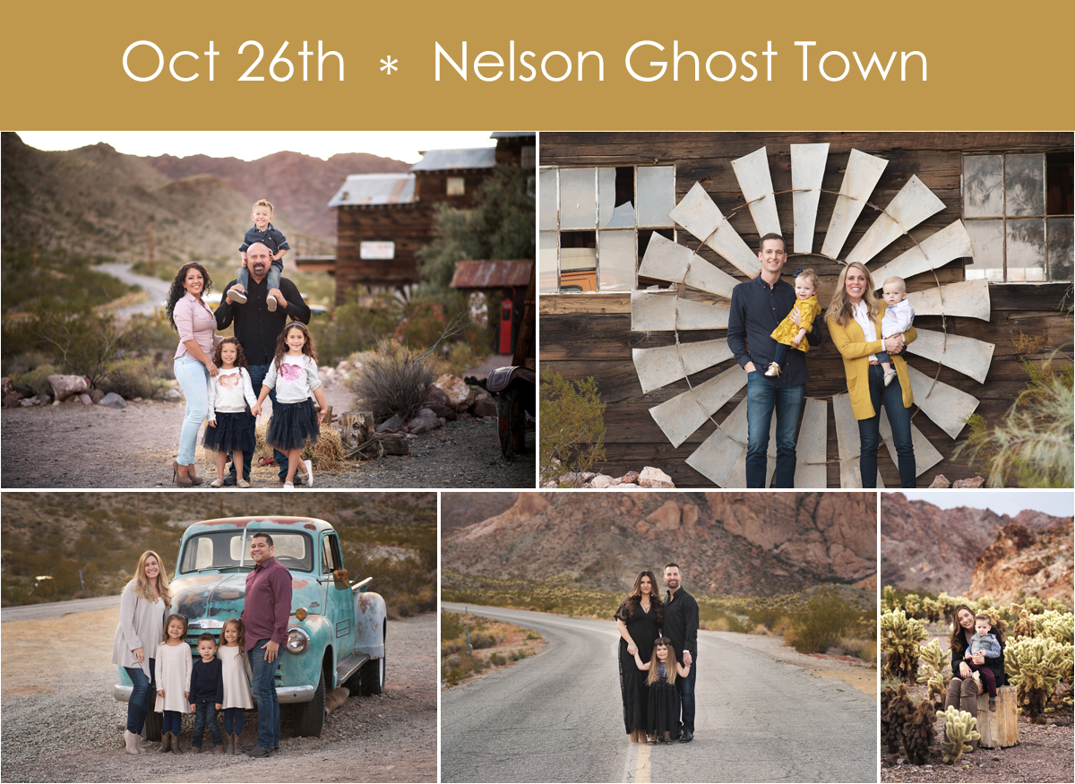 Las Vegas mini sessions with Susy Martinez Photography at Nelson Ghost Town