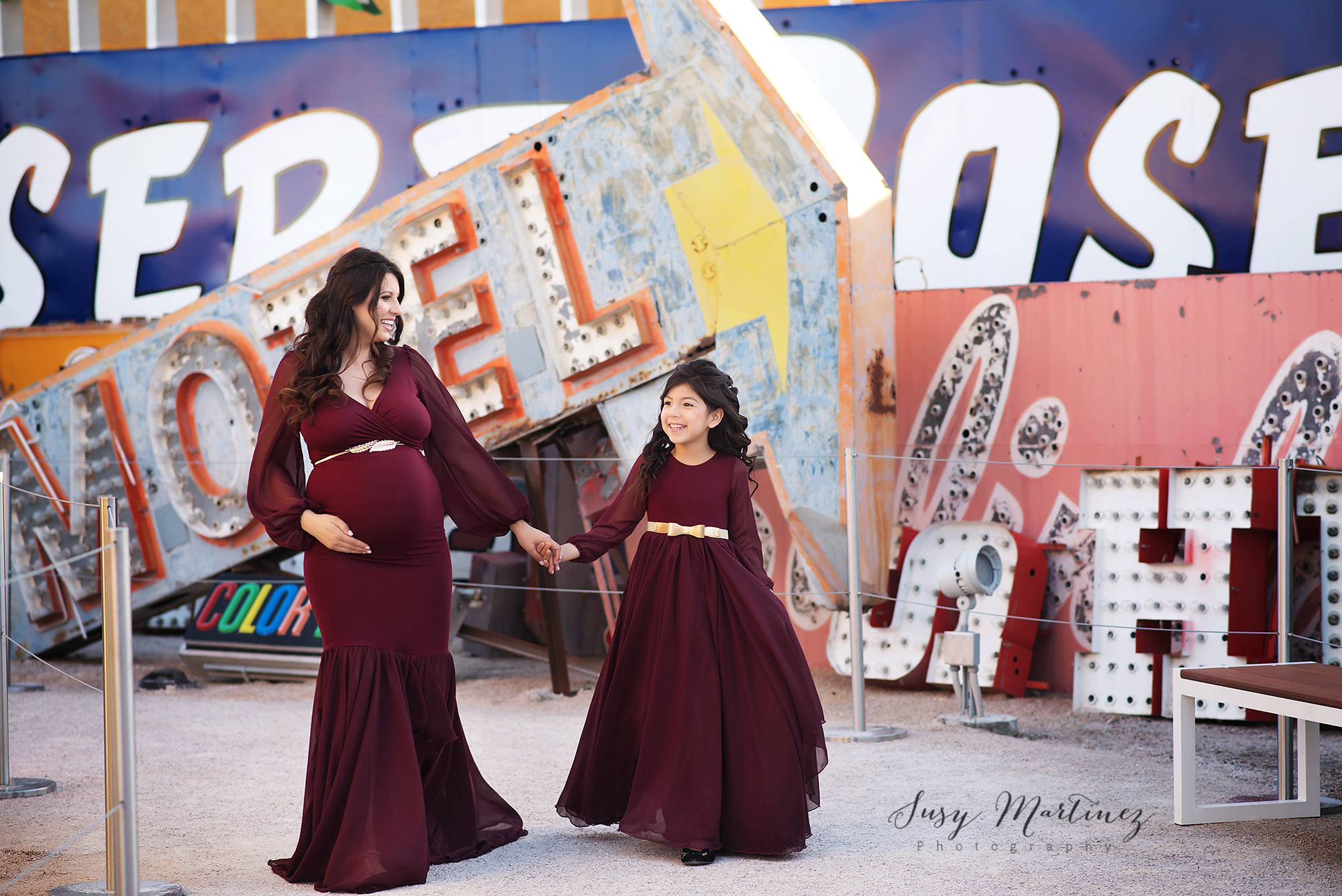 mommy and me maternity session with Susy Martinez Photography