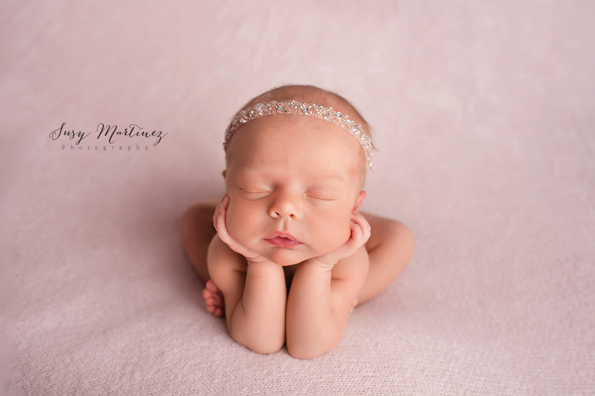 Henderson Newborn Photographer photographs Pastel Newborn Mini Session for baby girl