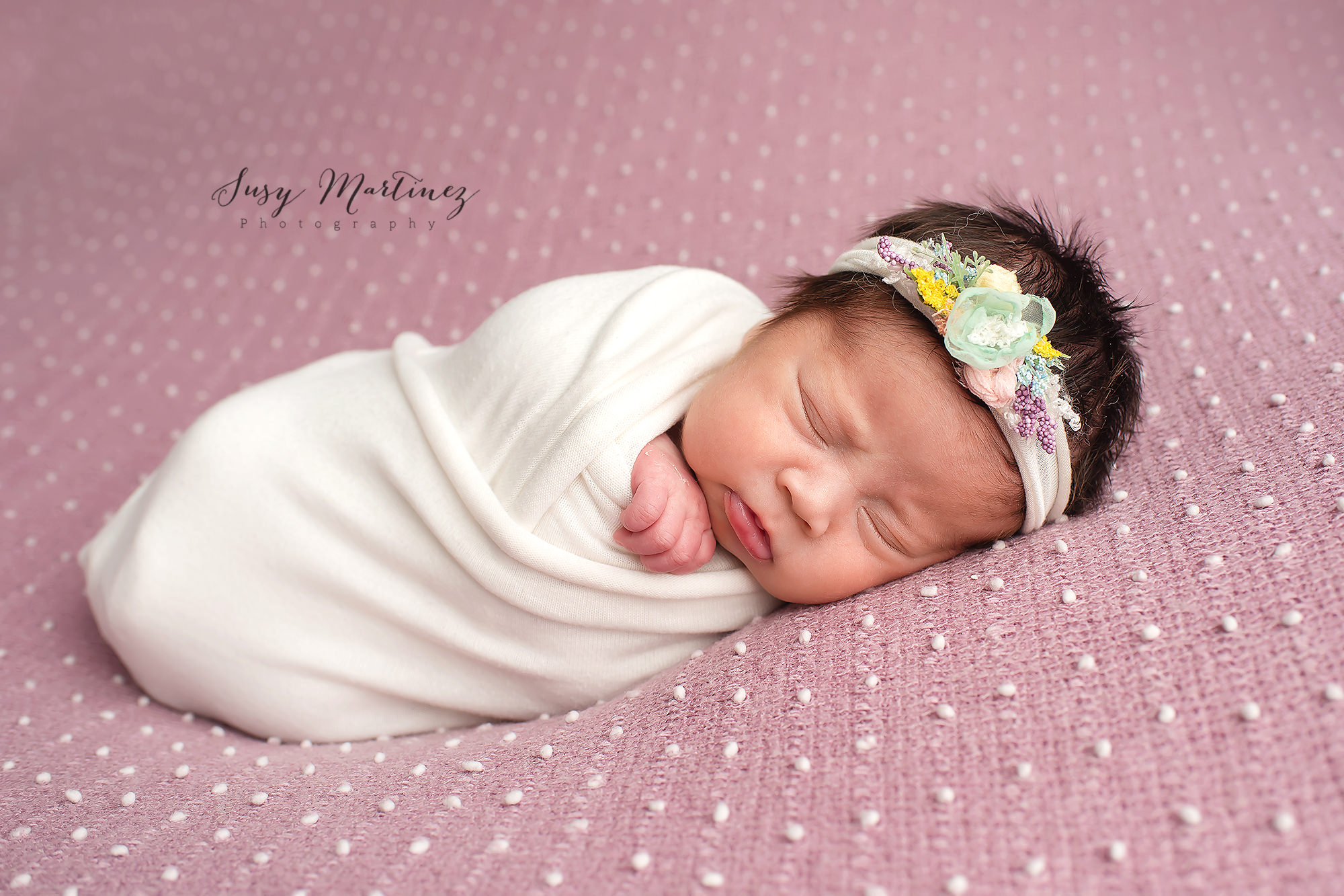 rainbow baby newborn session with Susy Martinez Photography